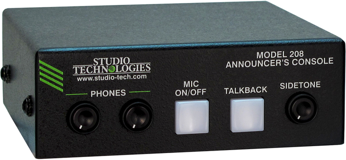 Studio Technologies M208 Dante-Enabled Announcers Console