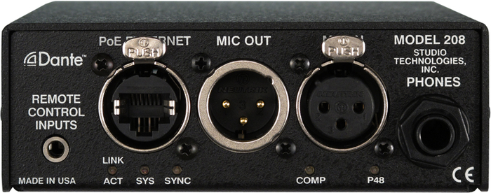 Studio Technologies M208 Dante-Enabled Announcers Console
