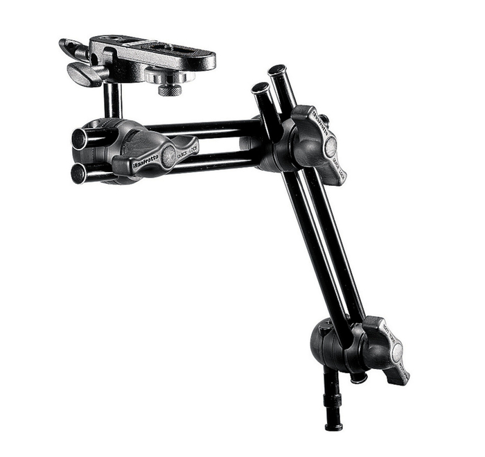 Manfrotto 396B-2 2-Section Double Articulated Arm With Camera Attachment