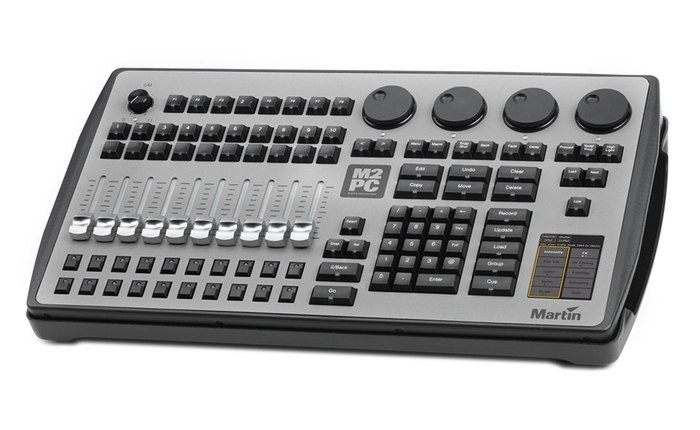 Elation M2PC Lighting Control Surface With 4 DMX Outs, 10 Faders And 8 Multi-Function Buttons