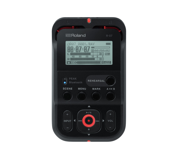 Roland R-07 Ultra-Portable Handheld Recorder with Bluetooth® R07