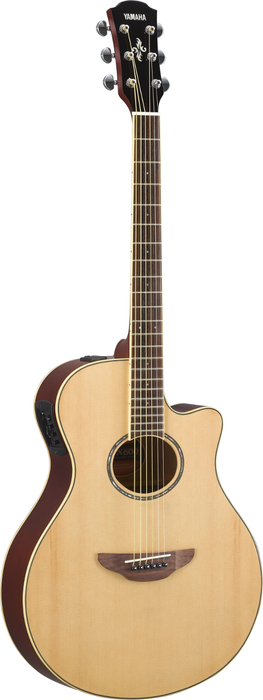 Yamaha APX600 Thinline Cutaway Acoustic-Electric Guitar, Spruce Top