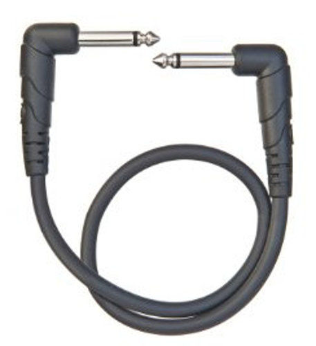 Planet Waves PW-CGTPRA-03 3 ft Classic Series Patch Cable with 1/4" Right Angle Connecrtors PW-CGTPRA-03