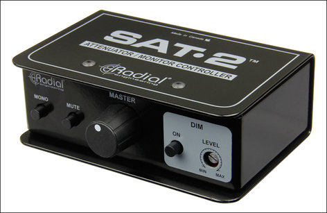 Radial Engineering SAT-2 Stereo Audio Attenuator and Monitor Controller SAT.2
