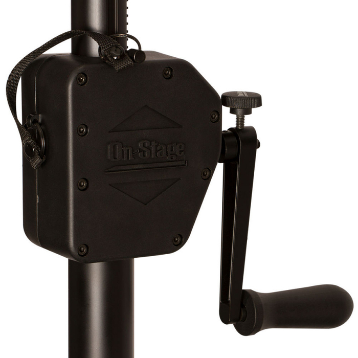 On-Stage LS7805QIK 4.5'-11' Power Crank-Up U-Mount Lighting Stand