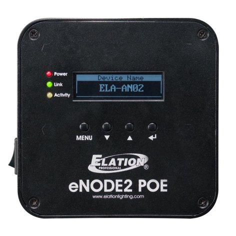 Elation eNode2 POE 2-Universe Ethernet-DMX Node