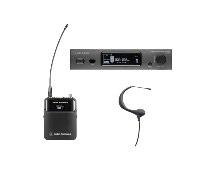 Audio-Technica ATW-3211/893DE2 3000 Series UHF Wireless Body-Pack System With BP893cH MicroSet Headworn Mic