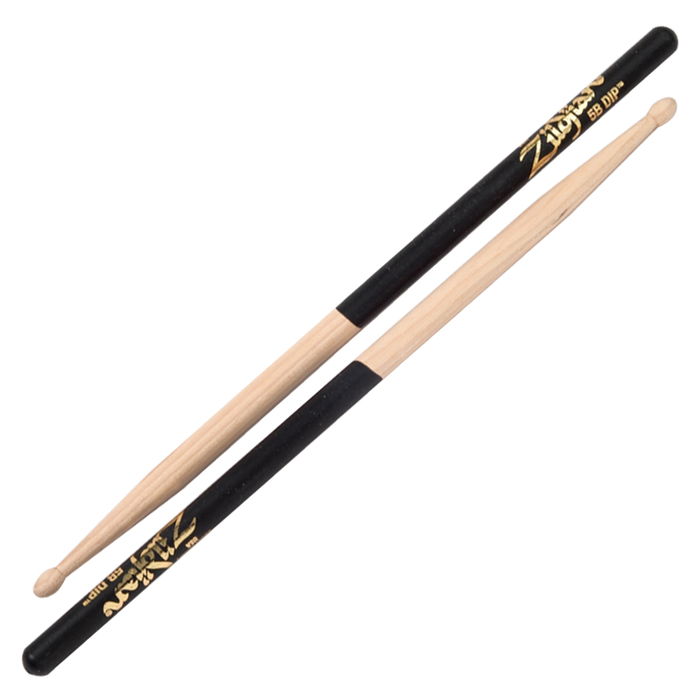 Zildjian Z5BD 5B Wood Tip Black DIP Drumsticks