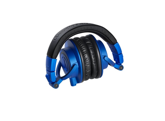 Audio-Technica ATH-M50xBB LIMITED EDITION Professional Monitoring Headphones, Blue And Black