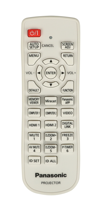Panasonic N2QAYA000107 Remote for PT-VZ575N N2QAYA000107