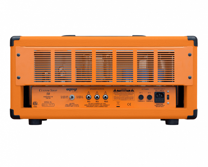 Orange CS50-ORG Custom Shop 50 30 Watt, 1 Channel Amplifer