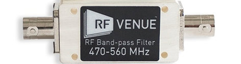 RF Venue BPF470T560 470-560 MHz Band-Pass Filter BPF470T560