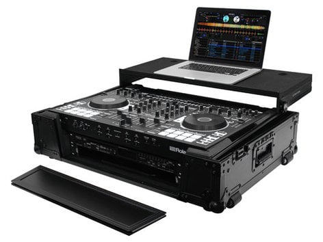Odyssey FZGSDJ808W2BL Case For Roland DJ-808 Or Denon MC7000V.2 DJ Controller, Black