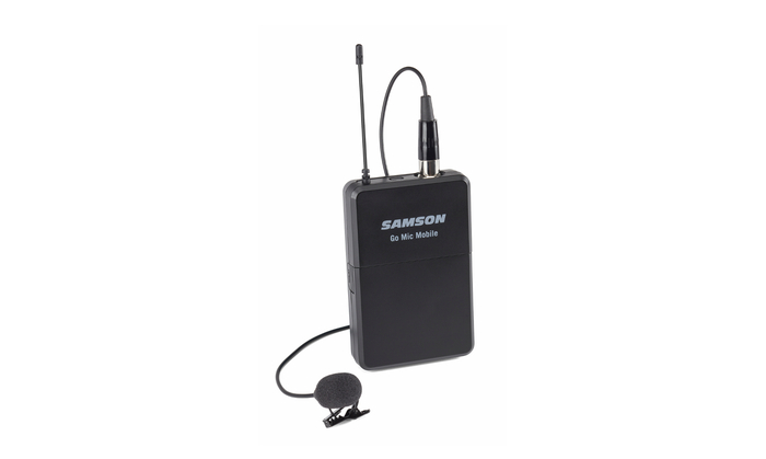 Samson SWGMMLAV Go Mic Mobile Wireless Beltpack Transmitter With LM8 Lavalier Microphone