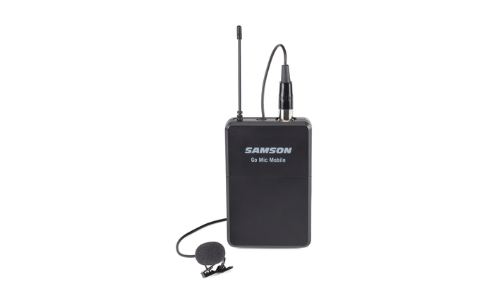 Samson SWGMMLAV Go Mic Mobile Wireless Beltpack Transmitter With LM8 Lavalier Microphone