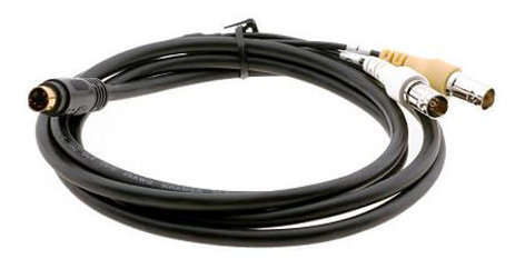 Kramer C-SM/2BF-1 Molded 4-Pin To 2 BNC (Male-Female) BreakOut Cable (1')