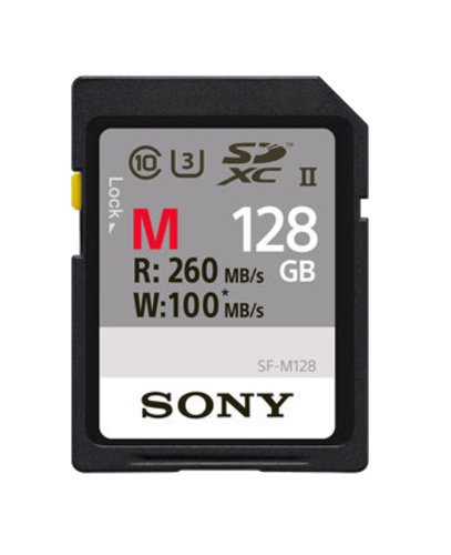 Sony SF-M128T 128GB SF-M Series UHS-II U3 SDXC Memory Card