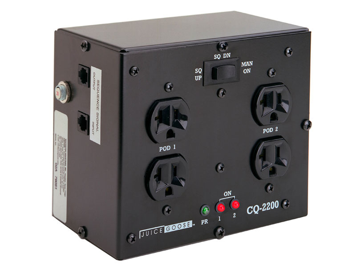 Juice Goose CQ 2200 Dual-Sequenced 20 Amp Power Distribution System CQ2200