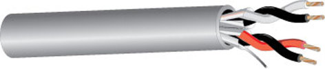 West Penn D430 Audio and Control Cable with 2 Pairs of 22 AWG Conductors, 1000 ft D430-1000