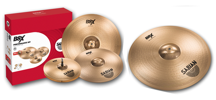 Sabian 45003XG Sabian B8x Performance Set Plus with Free 18" Thin Crash 45003XG