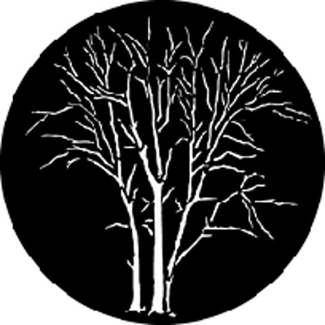 GAM G528 Winter Trees B Steel Gobo