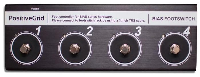 Positive Grid BIAS BFS4 4 Button Footswitch for BIAS Amps and Racks BIAS-BFS4