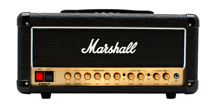 Marshall M-DSL20HR-U 20W Tube 2-Channel Head With Digital Reverb