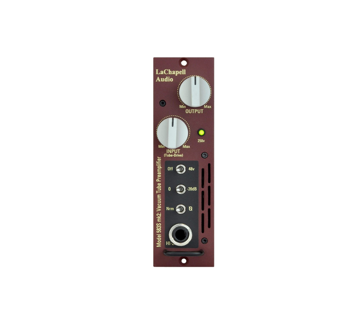 LaChapell Audio 583S-MKII 583s MK2 Tube Mic Preamp For 500 Series