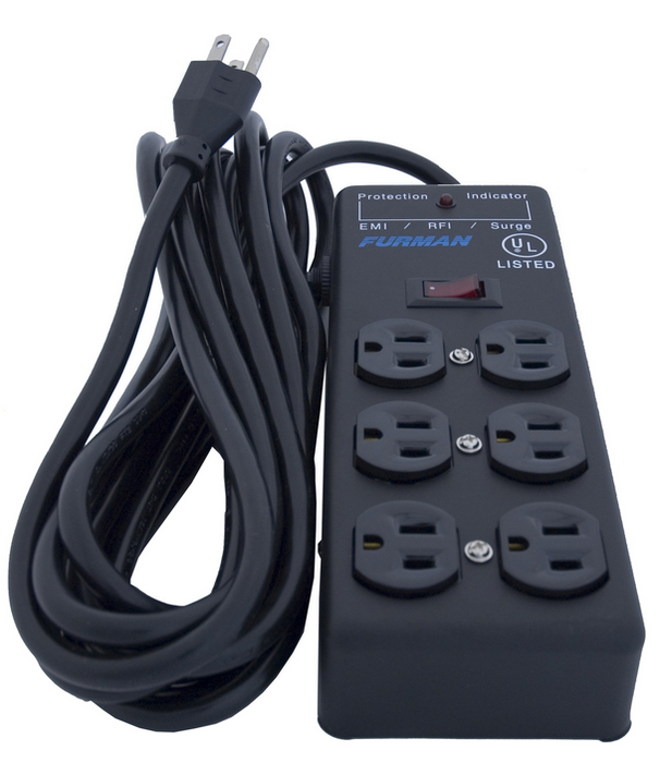 Furman M-8DX-PK1-K M-8DX Power Conditioner Bundle With SS6B Power Strip