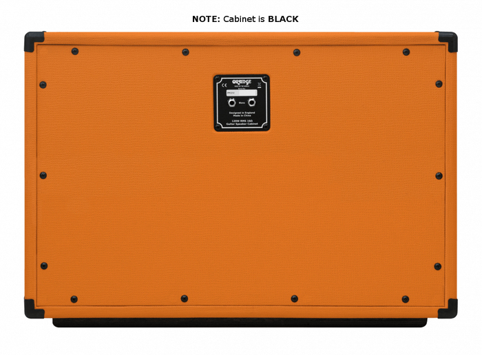 Orange PPC112C-BLACK Guitar Cabinet,1x12" Black