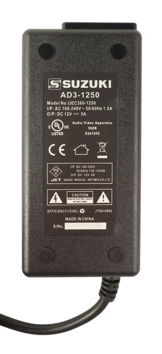 Hammond Suzuki 007-AD3-12502 AC Adaptor For SK2