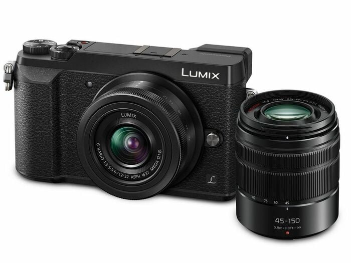 Panasonic DMC-GX85WK 16MP LUMIX 4K Mirrorless Camera With 12-32mm And 45-150mm Lenses