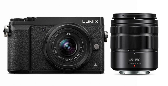 Panasonic DMC-GX85WK 16MP LUMIX 4K Mirrorless Camera With 12-32mm And 45-150mm Lenses