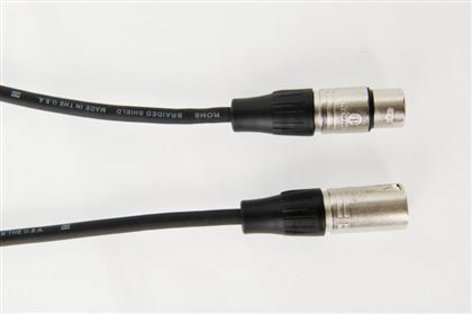 Caldwell Bennett MLU-75 20 AWG Braided Shield Microphone Cable With Neutrik XLRs, 75 Ft