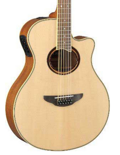 Yamaha APX 12-String Acoustic Electric - Natural 12-String Thinline Cutaway Acoustic-Electric Guitar