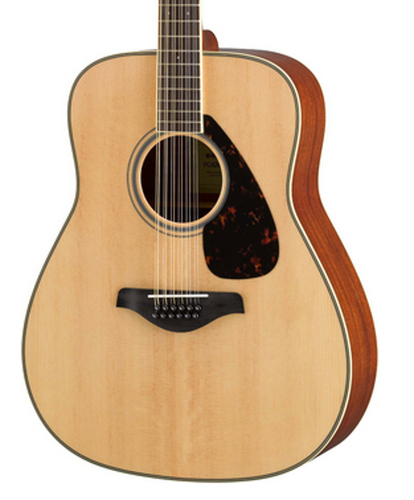 Yamaha FG820-12 12-String Acoustic Guitar with Solid Spruce Top, Mahogany Back & Sides FG820-12