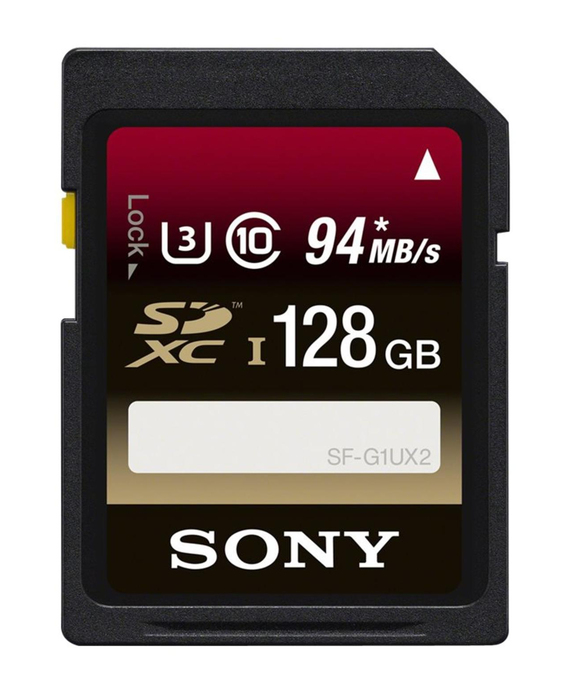 Sony SFG1UX2/TQ 128GB SF-UX2 UHS-1 SDXC Memory Card