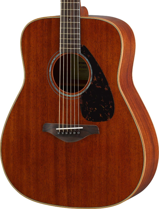 Yamaha FG850 Acoustic Guitar with Mahogany Top, Back, and Sides FG850