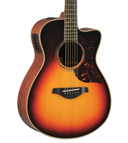 Yamaha AC3M Concert Cutaway - Sunburst Acoustic-Electric Guitar, Sitka Spruce Top, Solid Mahogany Back And Sides