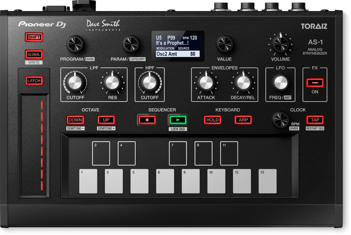 Pioneer DJ AS-1-PK2-K AS-1 Synthesizer Bundle With HDJ2000 Headphones