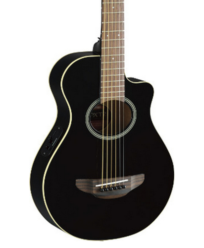 Yamaha APXT2 3/4-Scale Thinline - Black Acoustic-Electric Guitar, Spruce Top, Meranti Back And Sides