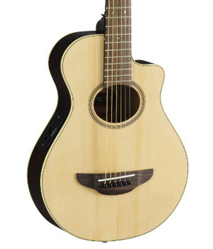 Yamaha APXT2-NA Natural Finish 3/4-Sized Acoustic/Electric Travel Guitar with System 68 Preamp APXT2-NA