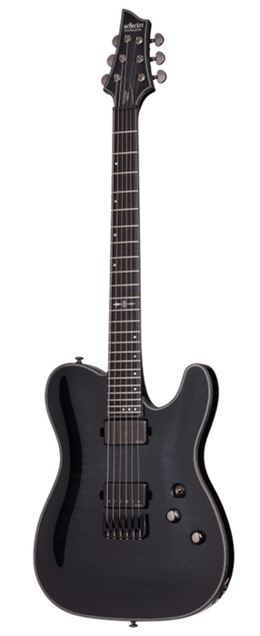 Schecter HELLRAISER-HHPT7-TBB Hellraiser Hybrid PT-7 7 String Electric Guitar, Trans Black Burst Finish