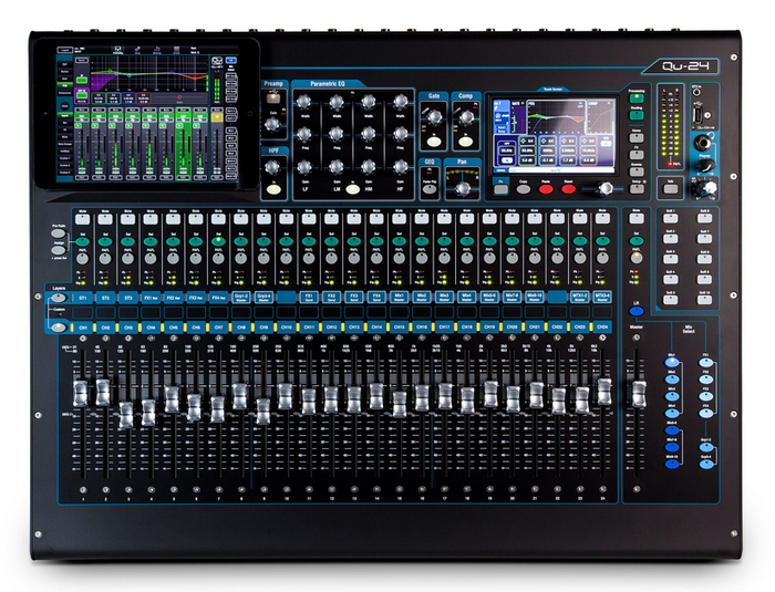 Allen & Heath Qu-24C Starter Pack 24-Channel Digital Mixer And Stagebox Bundle