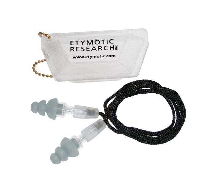 Etymotic Research ER20-SFT-P ETY•Plugs® HD Standard Size Clear Stem Earplugs In Polybag Package