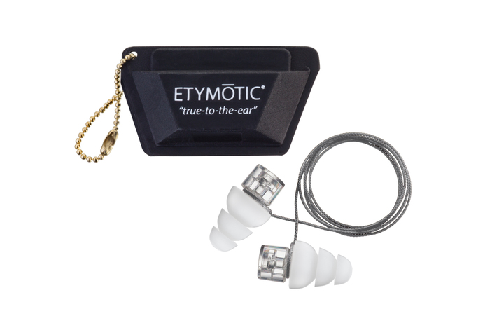 Etymotic Research ER20XS-CCC-P ER•20®XS Large Clear Stem / White Tip Earplugs In Polybag