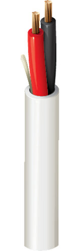 Belden 6300UE Plenum Rated 2-Conductor 18 AWG Security & Commercial Audio Cable, 1000 ft 6300UE-U1000