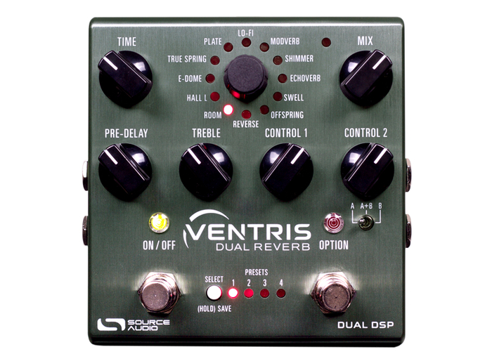 Source Audio SA262 One Series Ventris Dual Reverb Pedal