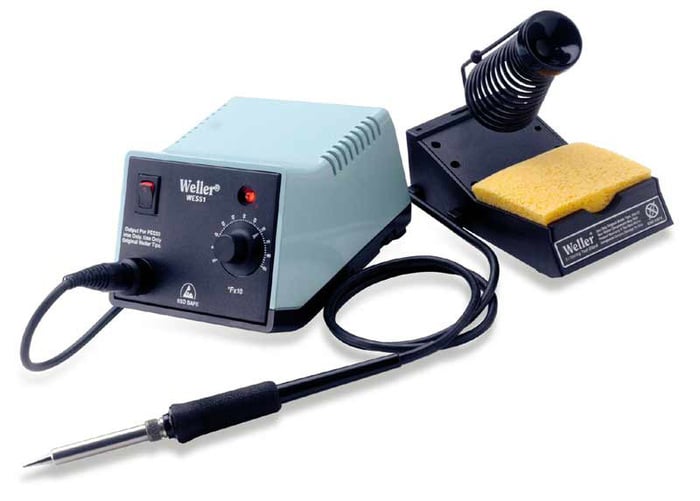 TecNec WES51 Weller Analog Soldering Station With PES51 Pencil Iron And PH50 Stand