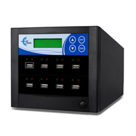EZ Dupe EZDUSB7T 7 Target USB Duplicator, Black EZDUSB7T
